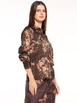 Cover Story - Brown Bohemian Shirt
