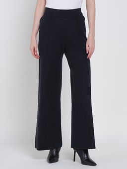 Cover Story - Navy Blue Knitted Trouser