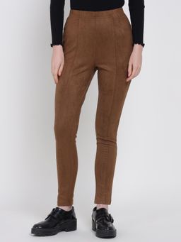 Cover Story - Brown Suede Leggings
