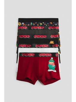 H&M - Boys Multi-Color 5-Pack Cotton Trunks