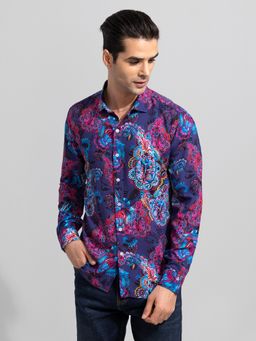 Snitch - Scotland Paisley Multi Shirt