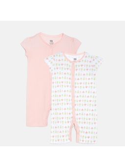 MINI KLUB - Baby Girls Multi Romper (Set of 2)