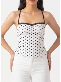 NEF'S Finds - White Bon Bon Tank Tops