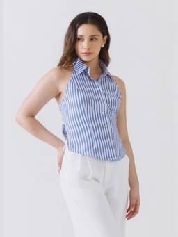 NEF'S Finds - Blue Tide Vest Tops