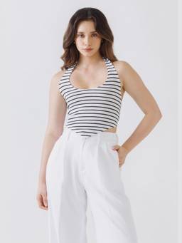 NEF'S Finds - Black Halter Neck Riva Top
