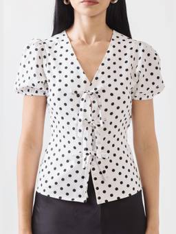 NEF'S Finds - White Marilyn Regular Top
