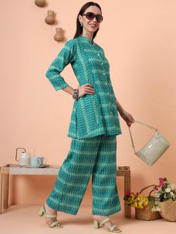 Gahan - Women Rayon Green Printed Co-Ord Set