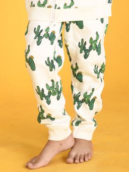 ANTHRILO - Cactus Fleece Joggers - White
