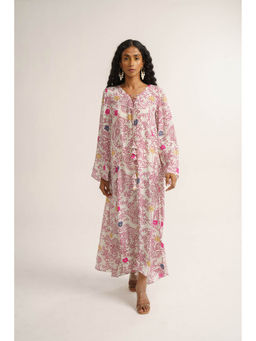 Vishala Shree - White Daisy Maxi Dress