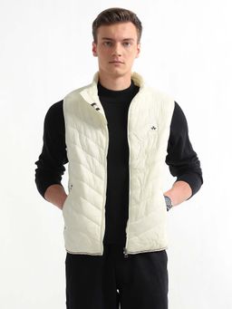 Arrow Sports - White Solid Jacket