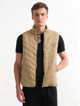Arrow Sports - Beige Solid Jacket