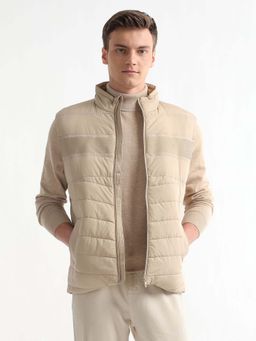 Arrow Sports - Beige Solid Jacket