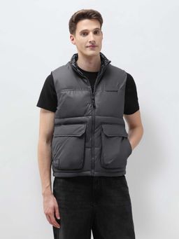 U.S. Polo Assn. Denim Co. - Grey Printed Jacket