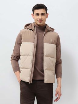 U.S. Polo Assn. Denim Co. - Beige Colorblock Jacket
