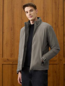 U.S. POLO ASSN. - Grey Solid Reversible Jacket