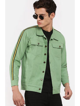 Voxati - Green Men Denim Jacket