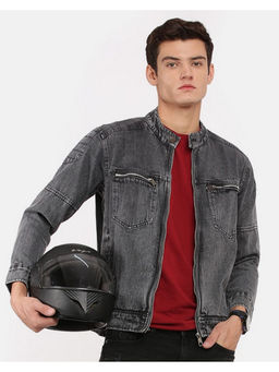 Voxati - Grey Men Denim Jacket