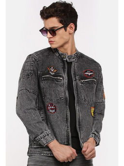 Voxati - Grey Men Denim Jacket