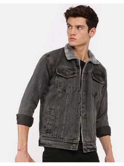 Voxati - Grey Men Denim Jacket
