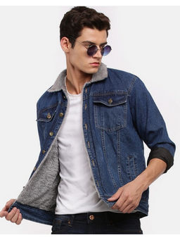 Voxati - Blue Men Denim Jacket