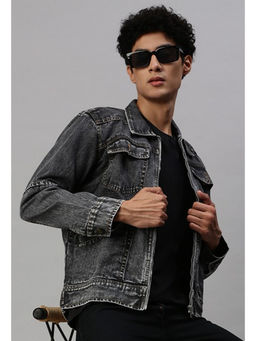 Voxati - Grey Men Denim Jacket