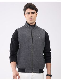 Monte Carlo - Men Mock Neck Sleeveless Coat