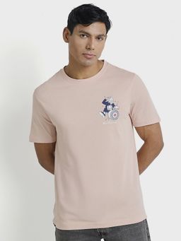 Ben Sherman - Men Nude Crew Neck T-Shirt