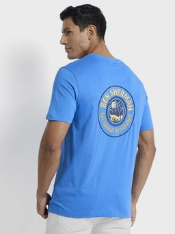 Ben Sherman - Men Blue Crew Neck T-Shirt