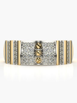 Valanova - Hallmarked 14K Yellow Gold and Certified Lab Grown Diamond 0.53 Cts Ring