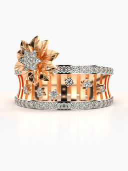 Valanova - Hallmarked 14K Rose Gold and Certified Lab Grown Diamond 0.48 Cts Ring