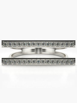 Valanova - Hallmarked 14K White Gold and Certified Lab Grown Diamond 0.36 Cts Ring