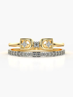 Valanova - Hallmarked 14K Yellow Gold and Certified Lab Grown Diamond 0.25 Cts Ring