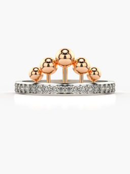 Valanova - Hallmarked 14K Rose Gold and Certified Lab Grown Diamond 0.26 Cts Ring