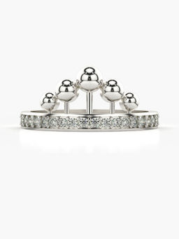 Valanova - Hallmarked 14K White Gold and Certified Lab Grown Diamond 0.26 Cts Ring