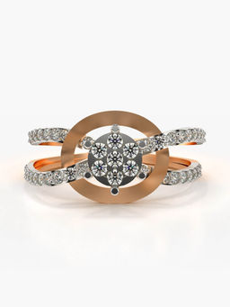 Valanova - Hallmarked 18K Rose Gold and Certified Lab Grown Diamond 0.55 Cts Ring