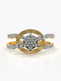 Valanova - Hallmarked 18K Yellow Gold and Certified Lab Grown Diamond 0.55 Cts Ring