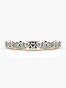 Valanova - Hallmarked 14K Rose Gold and Certified Lab Grown Diamond 0.29 Cts Ring