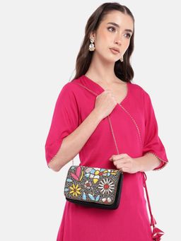Fabbhue - Women Multicolor Box Sling Bag