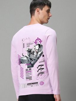 Bewakoof - Men's Purple Nemesis Graphic Printed T-shirt