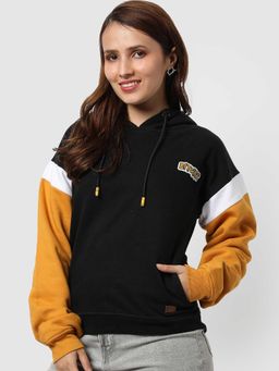 PINACOLADA - Women Embroidered Sweatshirt With Hoodie