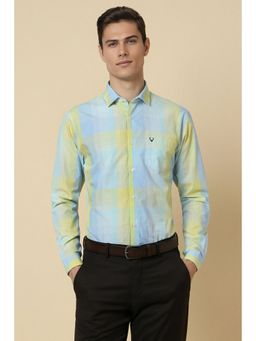 Allen Solly - Men Multi Slim Fit Checks Full Sleeves Formal Shirt