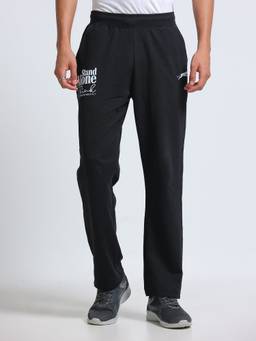 ARDEUR ZEAL IN YOU - Black Mens Regular Fit Track Pant