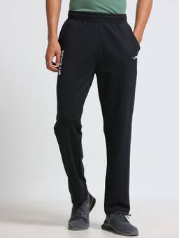 ARDEUR ZEAL IN YOU - Mens Black Regular Fit Track Pant