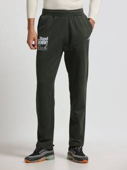 ARDEUR ZEAL IN YOU - Olive Mens Regular Fit Track Pant