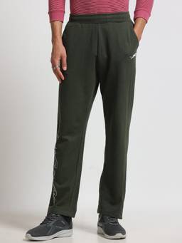 ARDEUR ZEAL IN YOU - Olive Men's Regular Fit Typography Track Pant