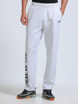 ARDEUR ZEAL IN YOU - White Men Regular Fit Typography Track Pant