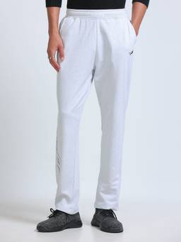 ARDEUR ZEAL IN YOU - White Men's Regular Fit Typography Track Pant