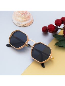 TED SMITH - Full Rim UV Protection Hexagonal Sunglasses For Men Women Monster-C1 54-21-145