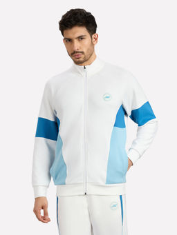 SKECHERS - Men White Cricket Track Jacket