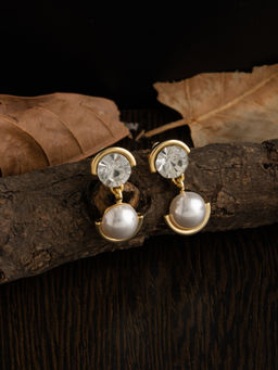 E2O - Gold Drop Earrings For Women